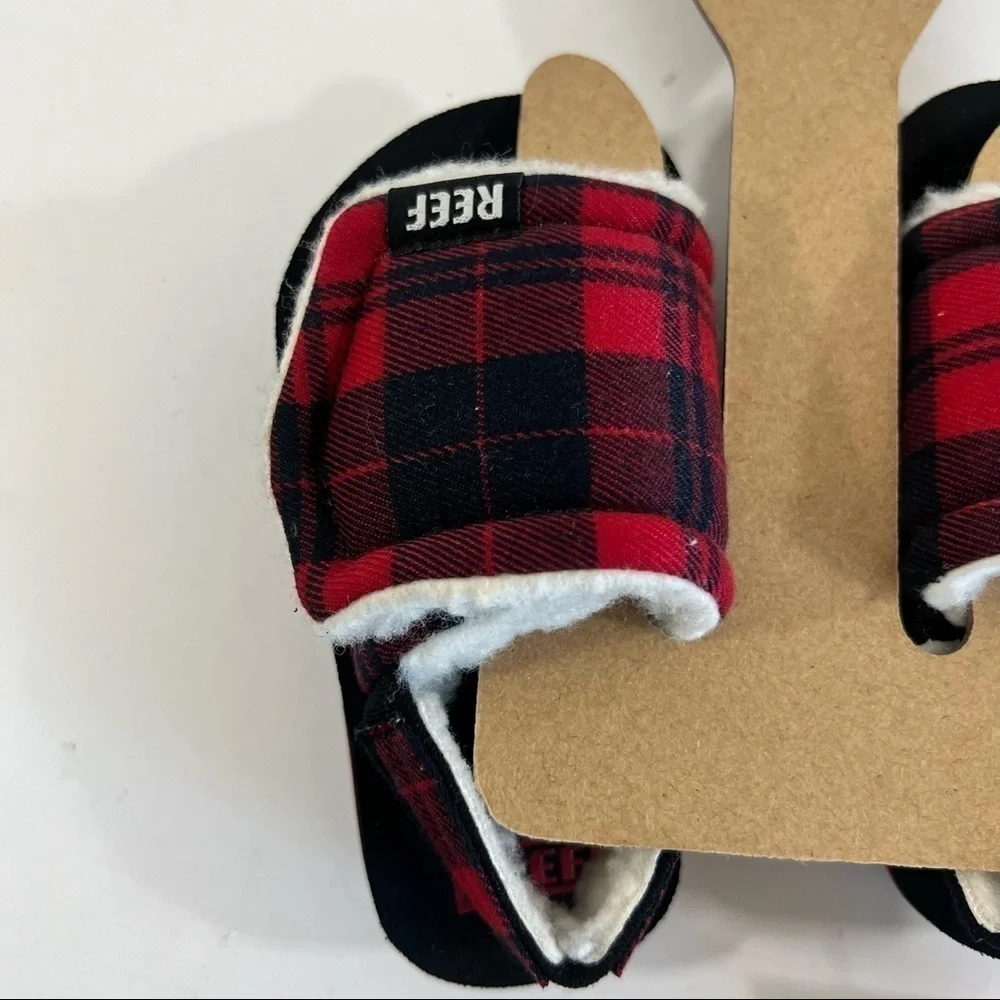 Reef Toddler Slip Ons Plaid NEW - Picture 6 of 10